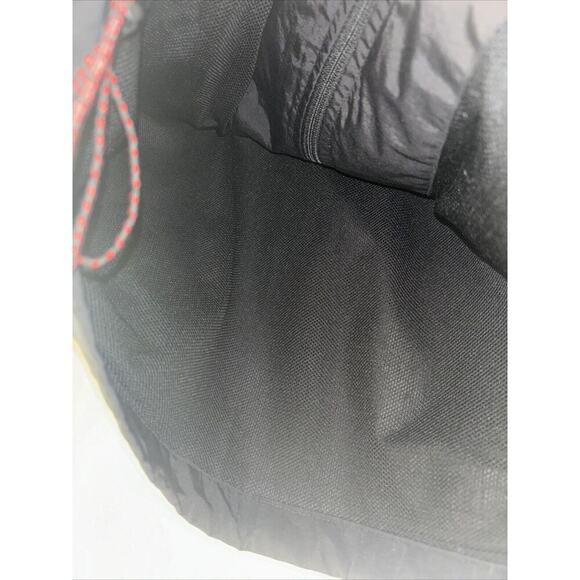 H&M Black Jacket Coat Windbreaker Black Red Detail Sz Xs Basic Raincoat Womens - Picture 4 of 5